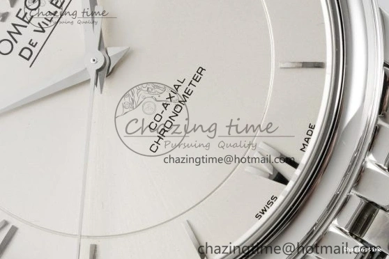 0319 De Ville SS TWF 1:1 Best Edition Silver Dial on SS Bracelet MIYOTA Practical 7836